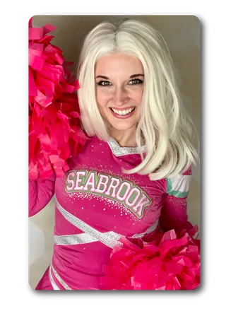 Addison from ZOMBIES in cheerleader costume