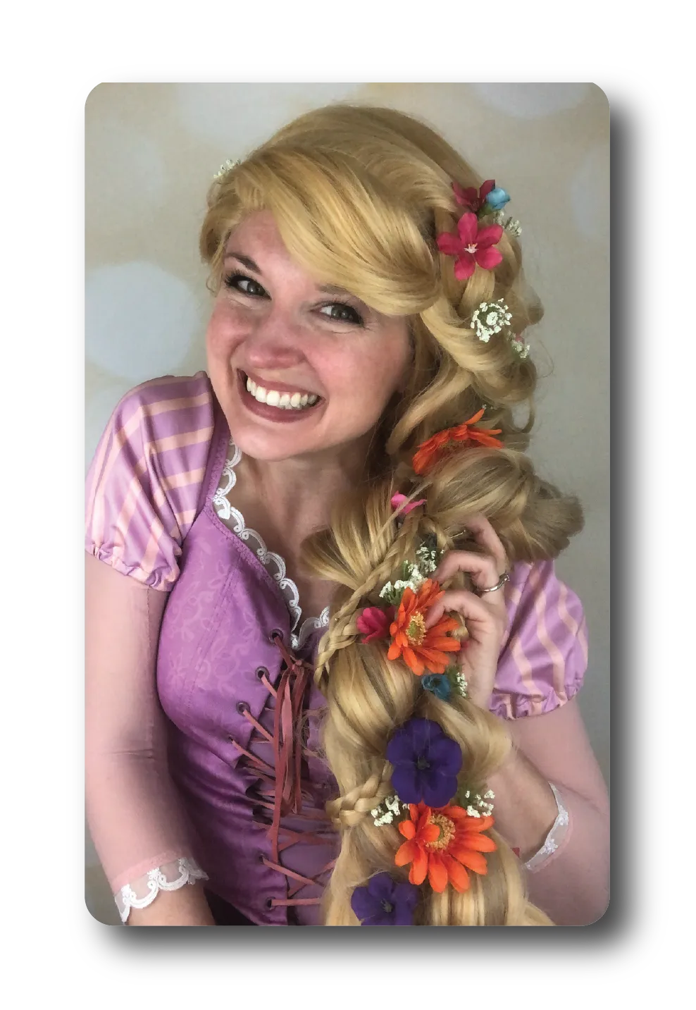 Rapunzel character costume