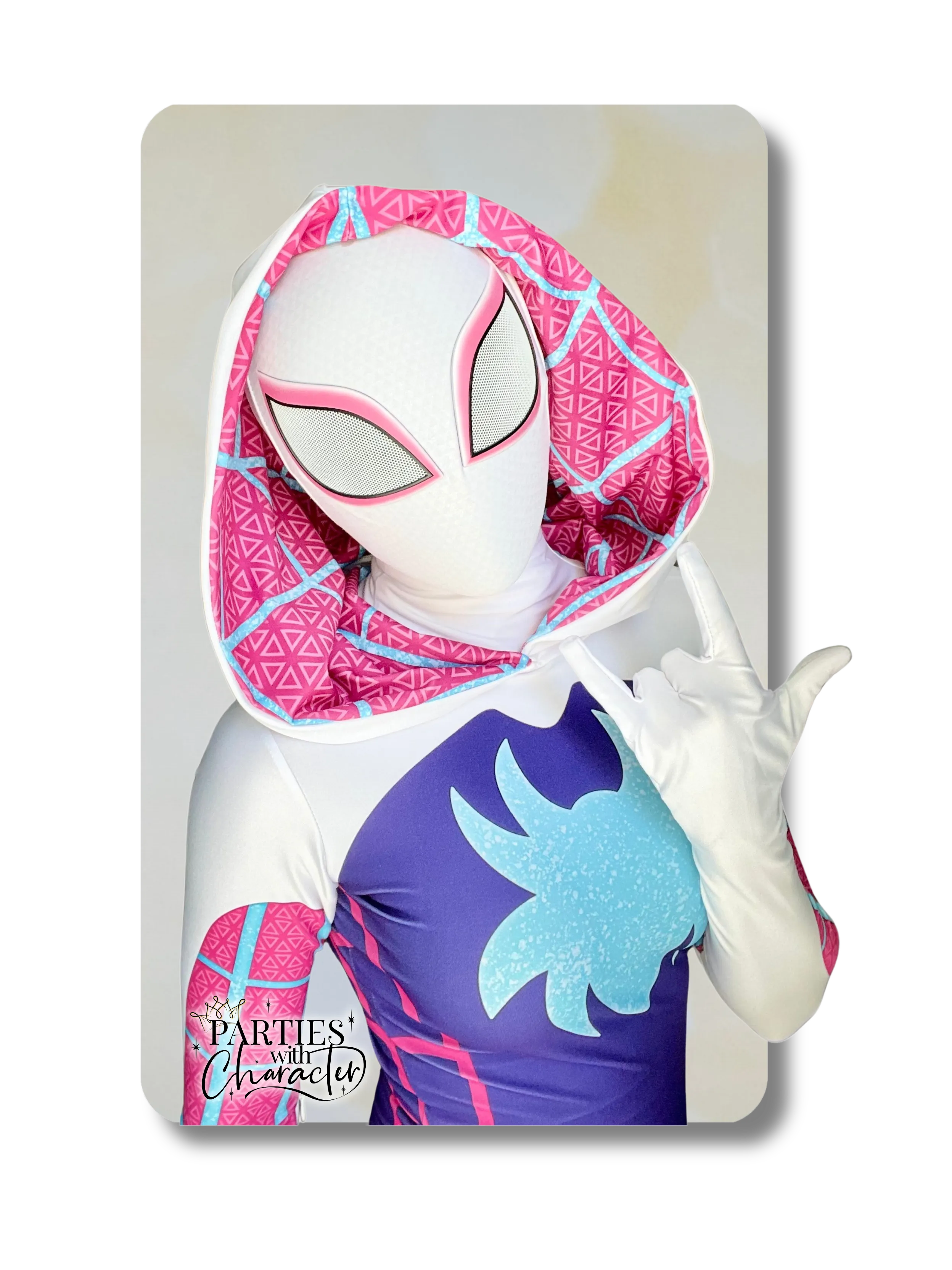 Ghost Spider superhero character costume