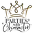 Parties with Character logo
